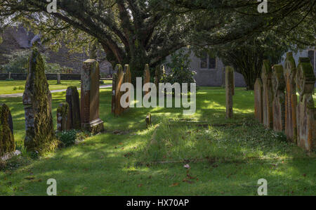 Cimitero a S.Oswald la Chiesa in Grasmere Foto Stock
