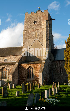 La Chiesa di Santa Maria, Heacham, Norfolk, Inghilterra, Regno Unito Foto Stock