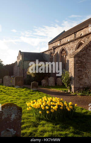 La Chiesa di Santa Maria in primavera, Heacham, Norfolk, Inghilterra, Regno Unito Foto Stock