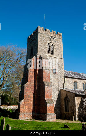 La Chiesa di Santa Maria a Burnham Market, Norfolk, Inghilterra, Regno Unito Foto Stock