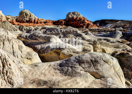 Paria Rimrocks vicino Toadstool Hoodoos Foto Stock