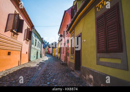 Marzo 2017: La città romena di Sighisoara foto: Cronos/Alessandro Bosio Foto Stock