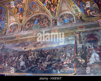 Palazzo Apostolico Vaticano, Battaglia di Milvian Bridge Foto Stock