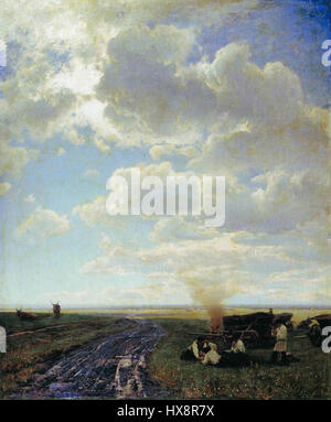 "Два Влада Власовича 1888" significa "due Vladimir Vlasovich 1888". Questo titolo può riferirsi a un dipinto russo del XIX secolo o a un'opera storica con le due figure di spicco di nome Vladimir Vlasovich. L'argomento verosimilmente affronta temi legati alla cultura russa e alle figure storiche della fine del XIX secolo. Foto Stock