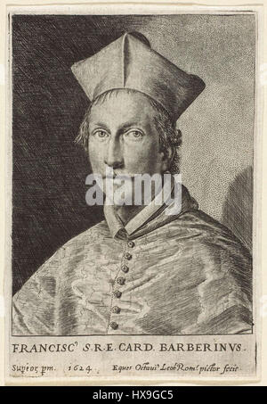 Ottavio Leoni il cardinale Francesco Barberini Foto Stock