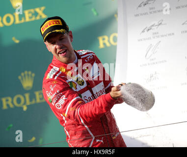 Melbourne, Australia. 26 Mar, 2017. Formula 1 Rolex Australian Grand Prix, 23. - 26.03.2017 Credito: Cronos/Alamy Live News Foto Stock