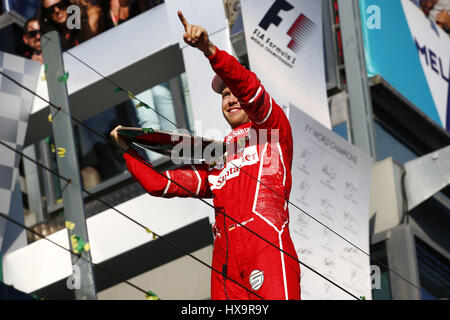 Melbourne, Australia. 24 Mar, 2017. Melbourne, Victoria : Motorsports: FIA Formula One World Championship 2017 su marzo, 25, 2017, Melbourne: FIA Formula One World Championship, Australian Formula One Grand Prix all'Albert Park a Marzo 24, 2017 a Melbourne, Australia. (Foto di Hoch Zwei) | utilizzo del credito in tutto il mondo: dpa/Alamy Live News Foto Stock