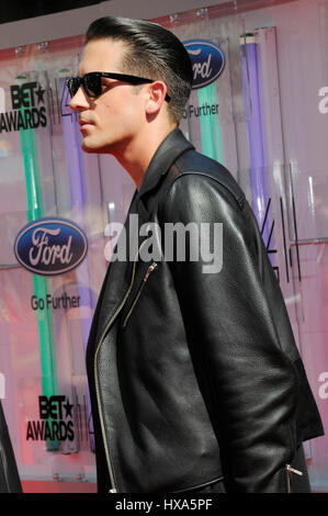 Il rapper Gerald Earl Gillum aka G-Eazy assiste la scommessa Awards '14 tappeto rosso al Nokia Theater L.A. Vivere il 29 giugno 2014 a Los Angeles, California. Foto Stock