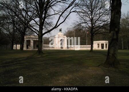 AJAXNETPHOTO. 2008. DELVILLE LEGNO, SOMME, Francia. -COMMONWEALTH WAR GRAVES- DELVILLE LEGNO - SOMME - PICARDIE - Memorial a South African soldati uccisi SULLE SOMME mentre lottava per il legno. Foto:JONATHAN EASTLAND/AJAX REF:DP80904 96 Foto Stock