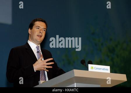 GEORGE OSBORNE MP CONFERENZA indirizzi 03 ottobre 2006 BICC Bournemouth Inghilterra Foto Stock