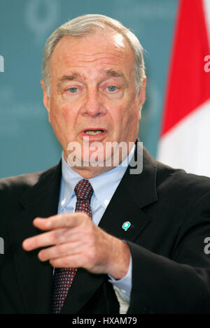 Primo ministro Paul Martin DEL CANADA 07 luglio 2005 Edimburgo in Scozia Foto Stock