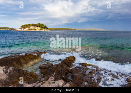 Isola di Hvar, Croazia. Isola di Hvar, Croazia. Foto Stock