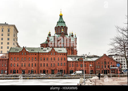 Cattedrale Uspenskij, Helsinki Foto Stock