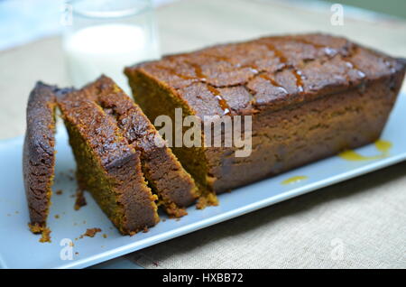 Speziata di zucca pane di cannella Foto Stock