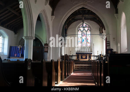 La Chiesa di Santa Maria, Burnham Deepdale, Norfolk, Inghilterra, Regno Unito Foto Stock