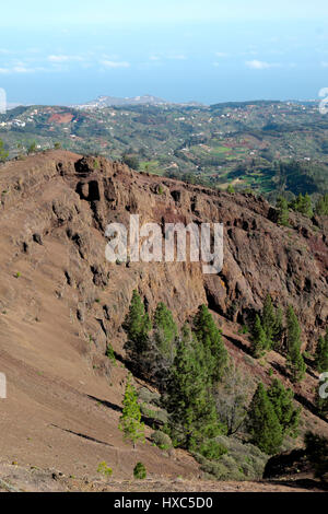 Cratere Pinos de Gáldar, Gran Canaria Isole Canarie Spagna Foto Stock