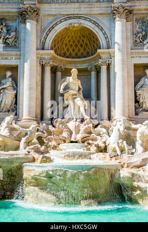 Fontana di Trevi Fontana di Trevi, landmark, Roma, lazio, Italy Foto Stock