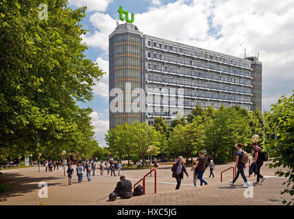 Università di Tecnologia, Università di Dortmund, Dipartimento di Matematica, Torre di matematica, Dortmund, distretto della Ruhr Foto Stock