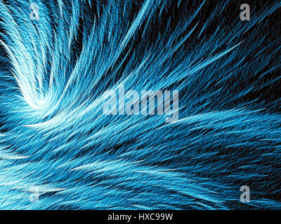 Texture in pelliccia - abstract generati digitalmente immagine Foto Stock