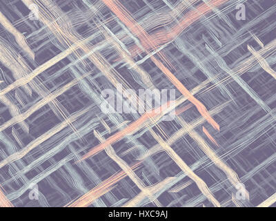 Strisce intrecciate - abstract generati digitalmente immagine Foto Stock