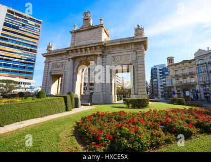 Puerta Valencia porta de la Mar porta piazza di Spagna Foto Stock