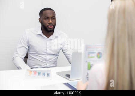 Persone intervista lavoro concetto di applicazione Foto Stock