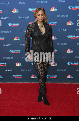 Hollywood, CA. 27 Mar, 2017. Tyra Banks, a NBC's "America's Got Talent' stagione Kickoff 12 al ArcLight Hollywood In California il 27 marzo 2017. Credito: Fs/media/punzone Alamy Live News Foto Stock