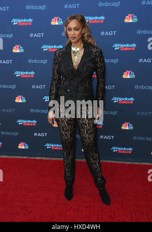 Hollywood, CA. 27 Mar, 2017. Tyra Banks, a NBC's "America's Got Talent' stagione Kickoff 12 al ArcLight Hollywood In California il 27 marzo 2017. Credito: Fs/media/punzone Alamy Live News Foto Stock