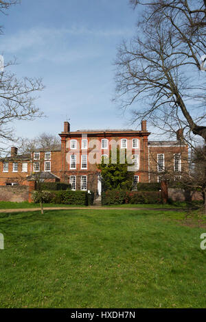 Ormeley Lodge è un inizio XVIII secolo Georgian House sul bordo di Ham Common vicino al Richmond Park di prosciutto, Londra. Regno Unito Foto Stock