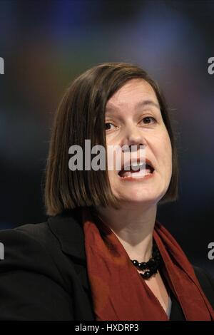 MEG HILLIER MP OMBRA IL SEGRETARIO DI STATO PER IL 27 SETTEMBRE 2011 LA AAC LIVERPOOL ENGLAND Foto Stock