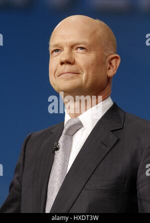 WILLIAM HAGUE MP MINISTRO DEGLI AFFARI ESTERI DEL 07 OTTOBRE 2012 L'ICC BIRMINGHAM INGHILTERRA Foto Stock