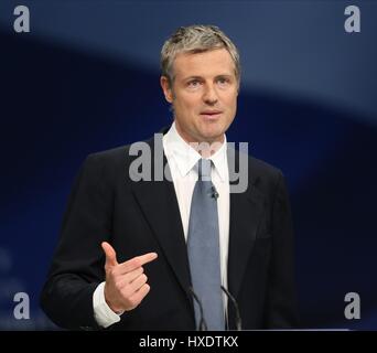 ZAC GOLDSMITH MP partito conservatore 06 ottobre 2015 Manchester Central Manchester Inghilterra England Foto Stock