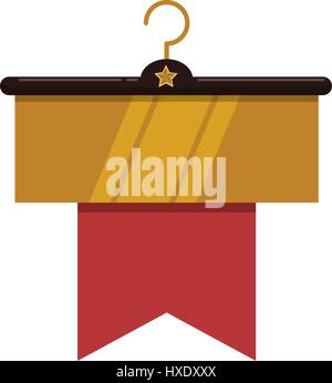 Moda simbolo gruccia Illustrazione Vettoriale