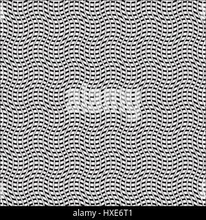Modello con il bianco e nero le linee ondulate.eps pattern con il bianco e nero le linee ondulate Illustrazione Vettoriale