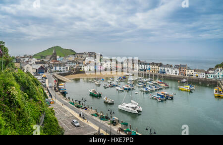 Regno Unito, Sud Ovest Inghilterra, North Devon, Ilfracombe, vista di Ilfracombe Harbour Foto Stock