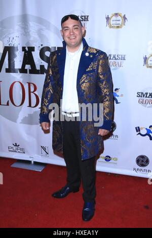 Smash Global V Pre-Oscar Gala - Arrivi con: Eric Osche dove: Los Angeles, California, Stati Uniti quando: 24 Feb 2017 Foto Stock