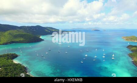 Drone foto in St Johns Foto Stock