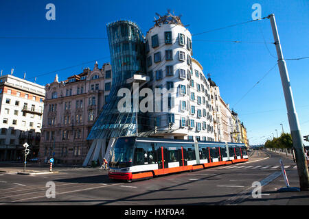 La Casa danzante, Praga, Repubblica Ceca Foto Stock