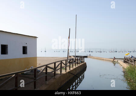 Mar Menor, nella regione di Murcia, Spagna, Europa Foto Stock