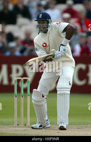 ALEX Tudor Inghilterra & SURREY CCC OLD TRAFFORD MANCHESTER 15 Giugno 2002 Foto Stock