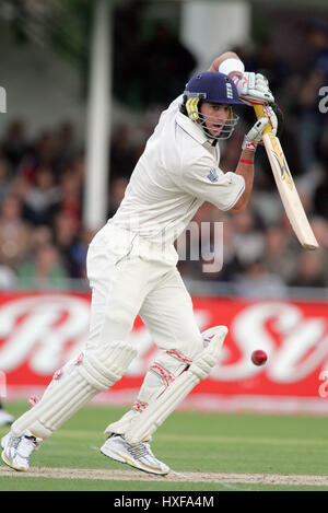 KEVIN PIETERSEN INGHILTERRA TRENT BRIDGE NOTTINHGAM 25 Agosto 2005 Foto Stock