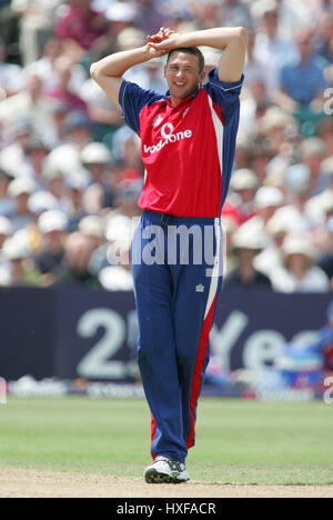 STEVE HARMISON INGHILTERRA & DURHAM CCC BRISTOL 19 Giugno 2005 Foto Stock