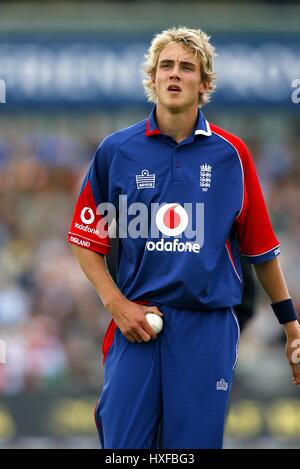 STUART AMPIA INGHILTERRA & LEICESTERSHIRE CCC OLD TRAFFORD Manchester Inghilterra 30 Agosto 2007 Foto Stock