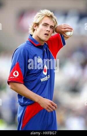 STUART AMPIA INGHILTERRA & LEICESTERSHIRE CCC OLD TRAFFORD Manchester Inghilterra 30 Agosto 2007 Foto Stock