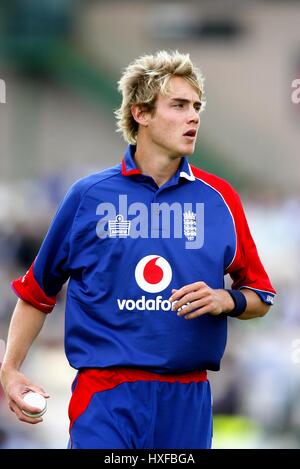 STUART AMPIA INGHILTERRA & LEICESTERSHIRE CCC OLD TRAFFORD Manchester Inghilterra 30 Agosto 2007 Foto Stock