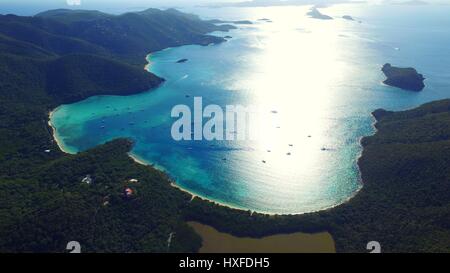 Drone foto in St Johns Foto Stock