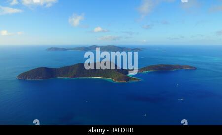 Drone foto in St Johns Foto Stock