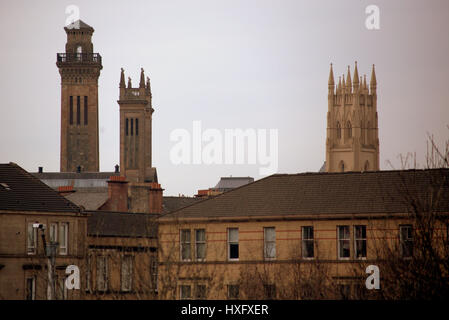 trinity college chiesa città panorama le torri e gli affacci del parco circo Foto Stock