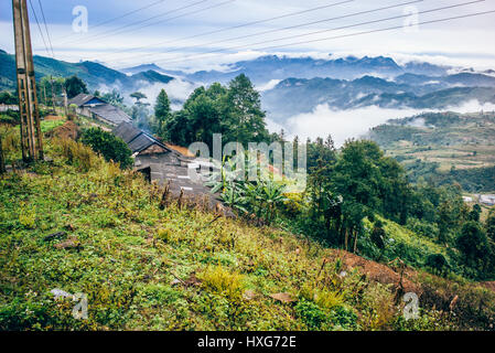 Meravigliosi paesaggi da Sapa regione nel nord del Vietnam Foto Stock