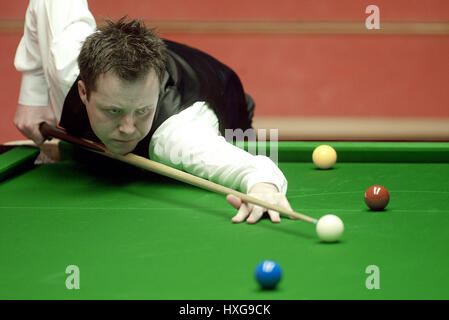 JOHN HIGGINS SCOZIA CROGIOLO SHEFFIELD Inghilterra 22 aprile 2003 Foto Stock